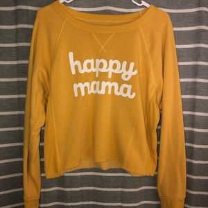 cropped sweatshirt